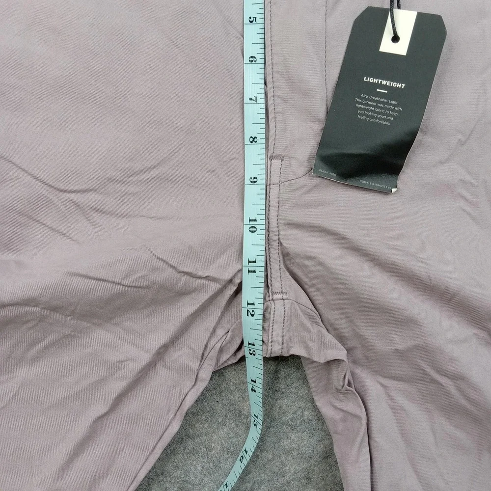 Levis Chino Pants Mens 36x32 XX Mauve Authentic Relaxed Lightwight Cotton‎ Dress